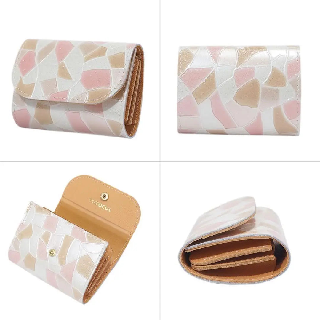 [COTOCUL] Mini Wallet Small Wallet that Can't Break Bills, Women's Pink