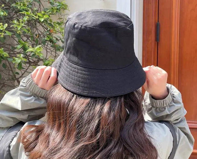 Very popular reversible hat for men and women bucket hat black street | 大人気　リバーシブル 帽子　メンズ＆レディース　バケットハット　黒　ストリート