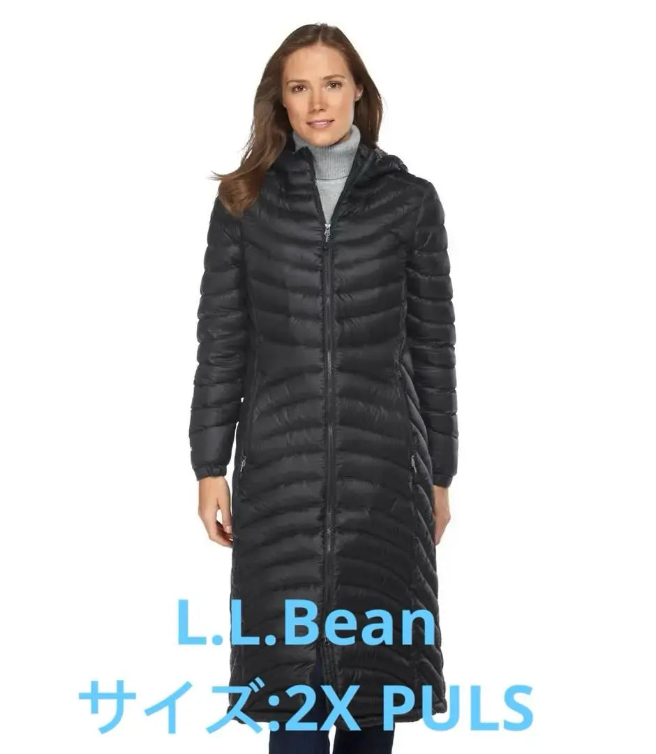 Abrigo de plumón ultraligero 850 para mujer, largo LLBean