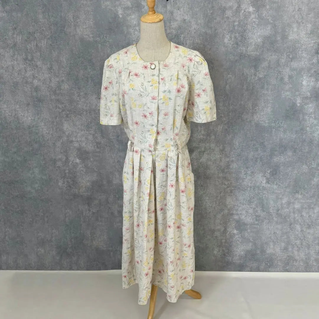 USA floral pattern dress, beautiful, elegant, equivalent to women's M