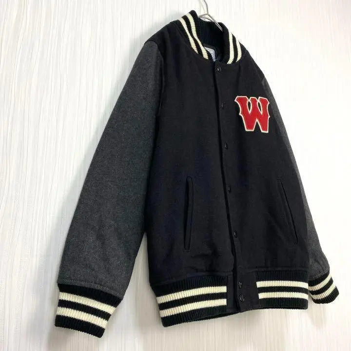 [Popular Item] Champion Stadium Jacket Embroidered Patch Ribline Switching Design