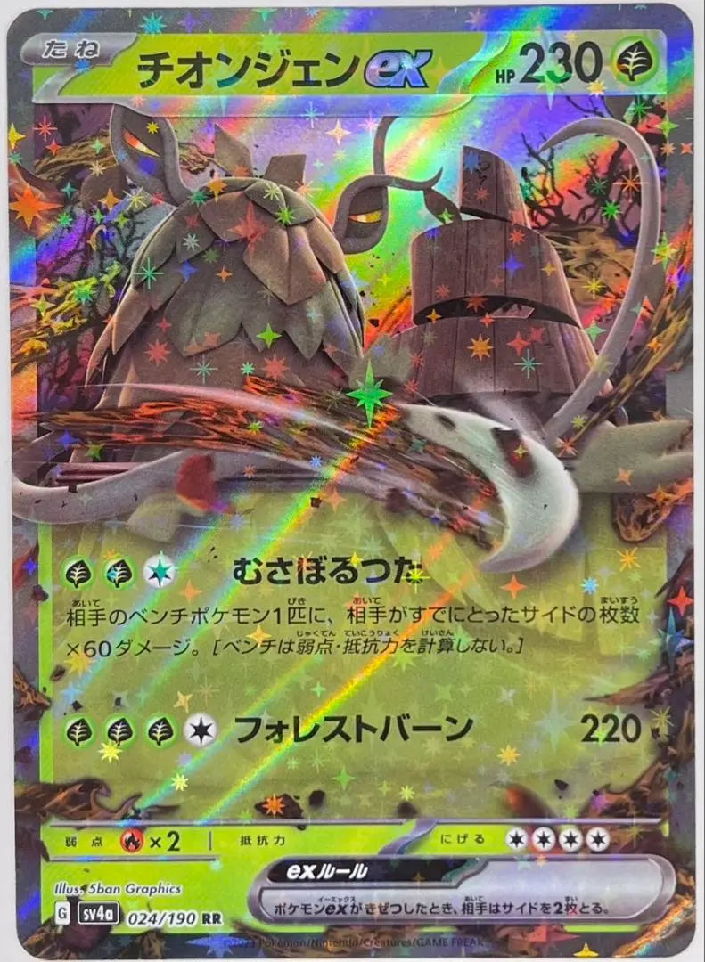 Pokemon Card Chionogen EX