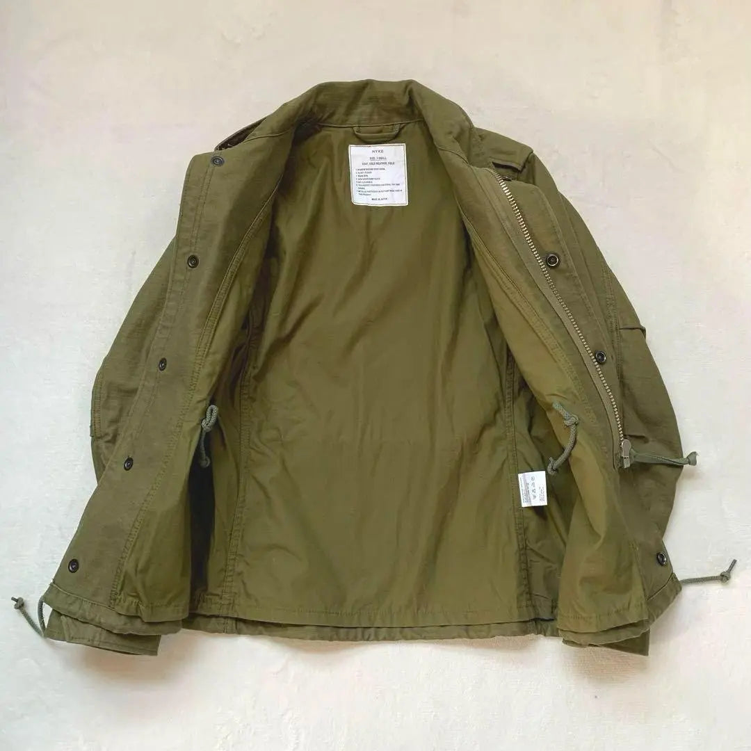 HYKE Military Jacket Khaki Blouson