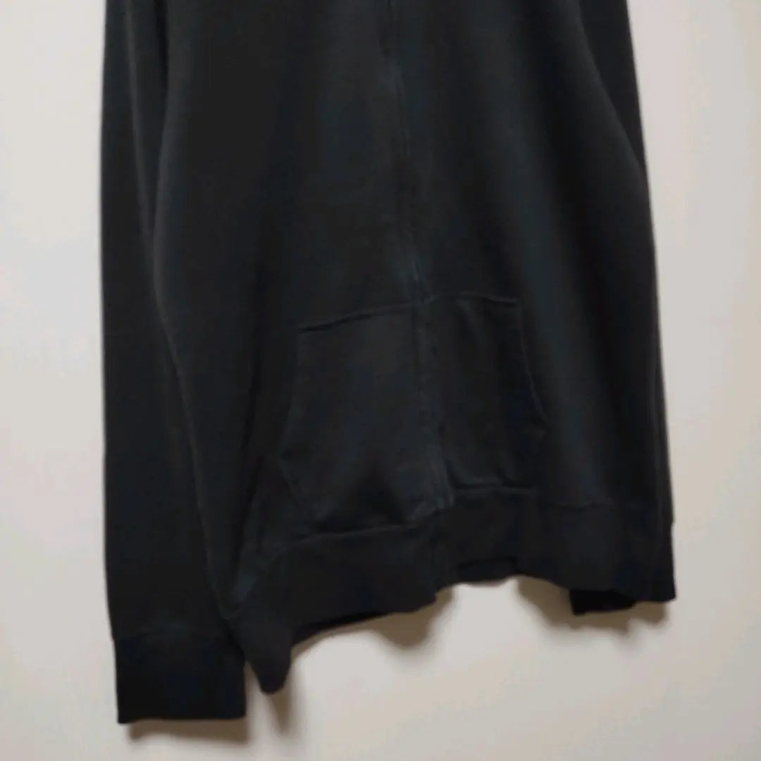 Happy Walk Long Sleeve Hoodie Black Black Simple L Size