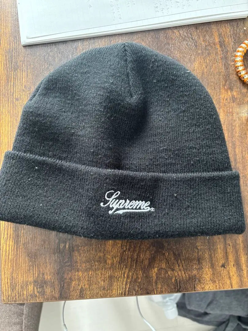 Black Knit Hat Supreme Obama Embroidery | 黒ニット帽 Supreme Obama刺繍