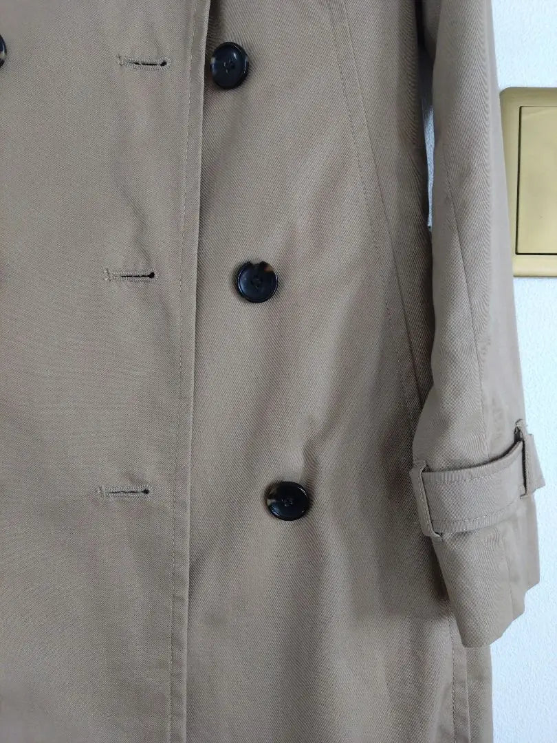 Low price♪Te chichi☆Trench coat☆Beige☆Includes detachable liner and belt