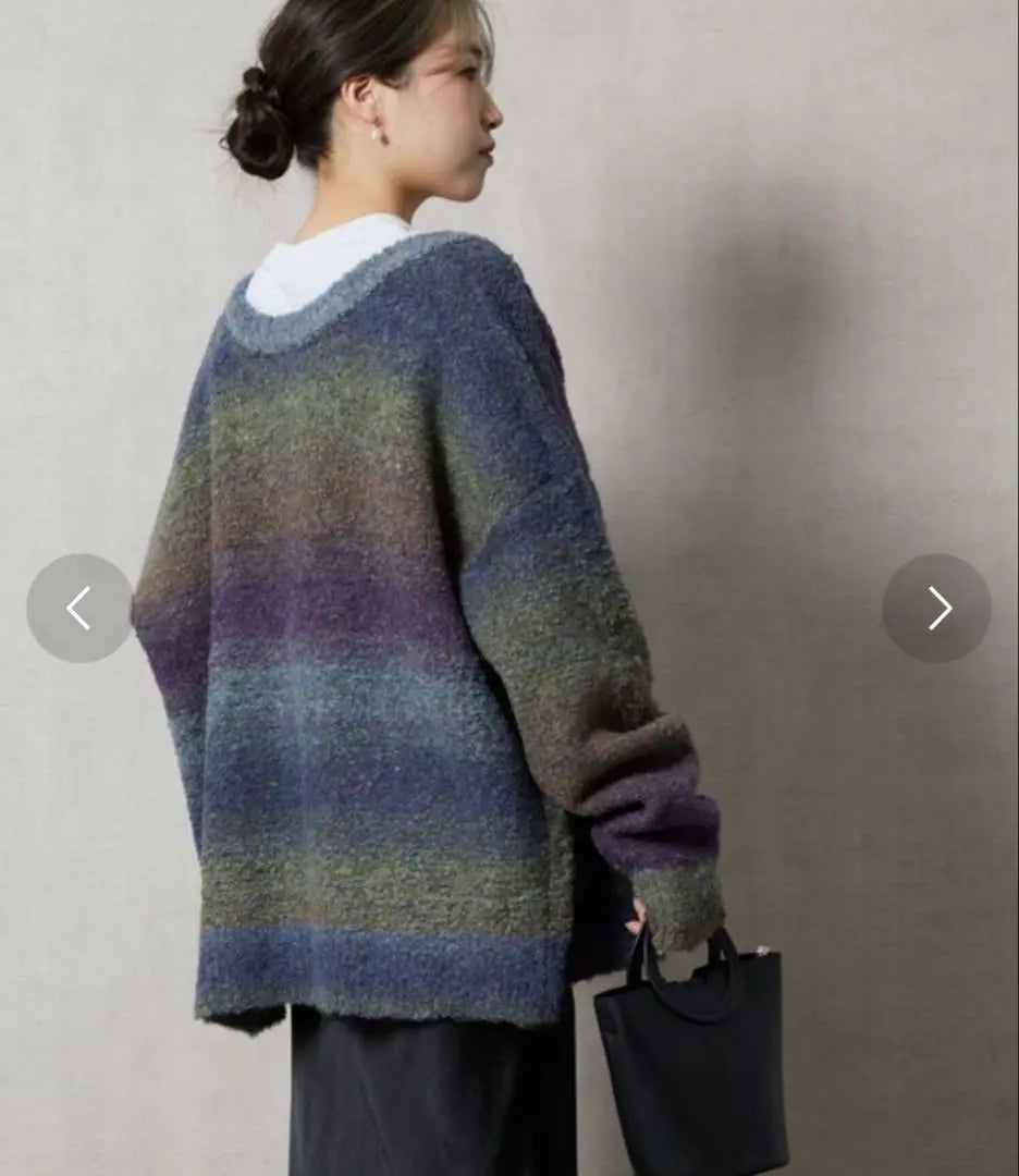 Gradient loop knit cardigan | グラデーションループニットカーディガン