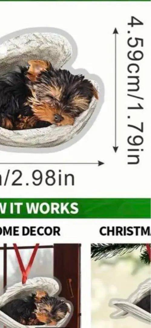 ❤️2 set! Ornaments and charms Yorkshire Terrier ❤️New! Fast shipping!