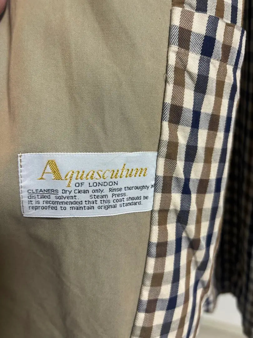 Aquascutum beige trench coat