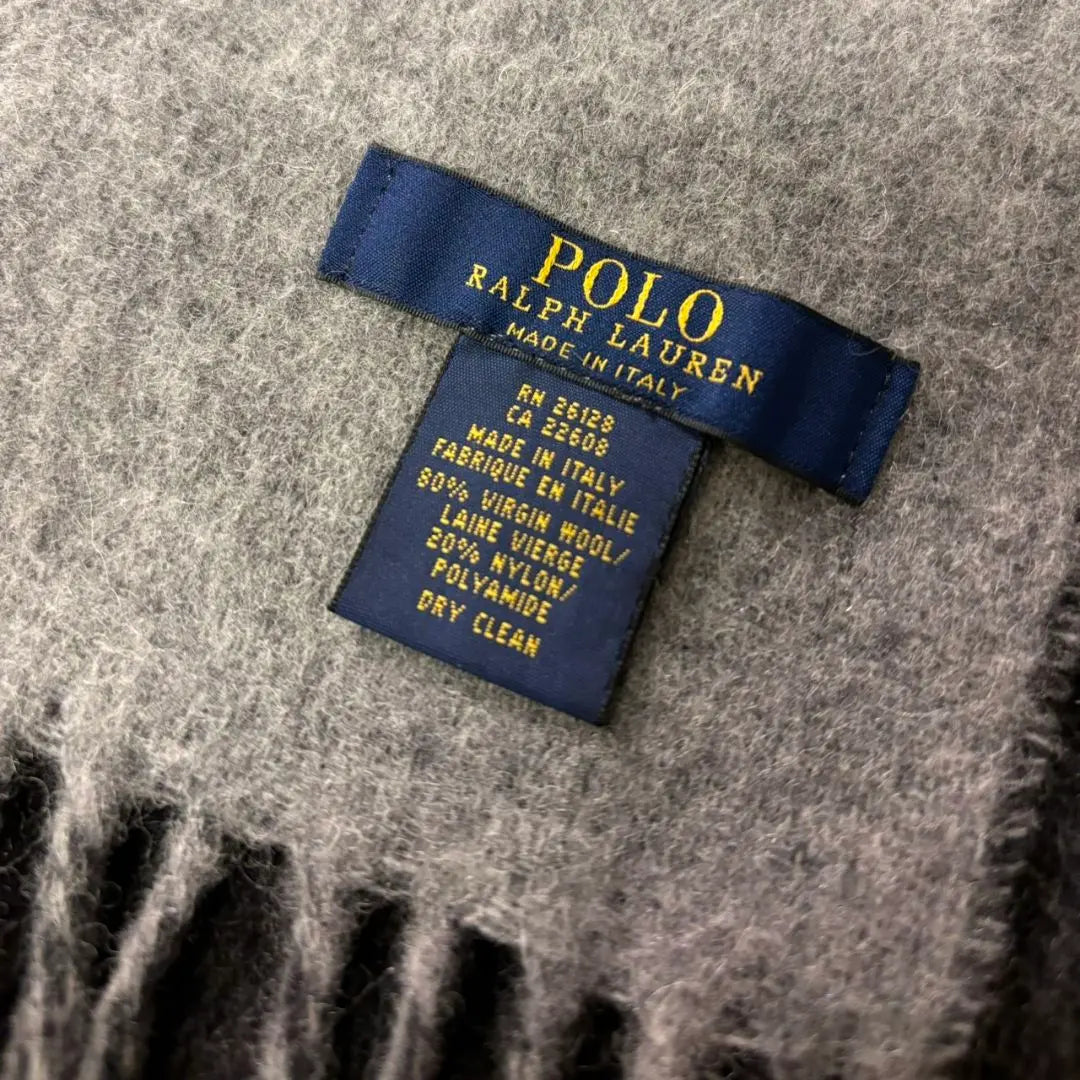 [Excellent] Polo Ralph Lauren Top quality wool scarf reversible