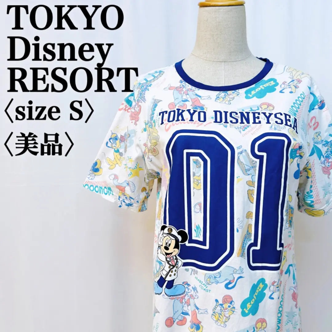 [Popular items] Disney Resort 01 Disney Sea Character T -shirt