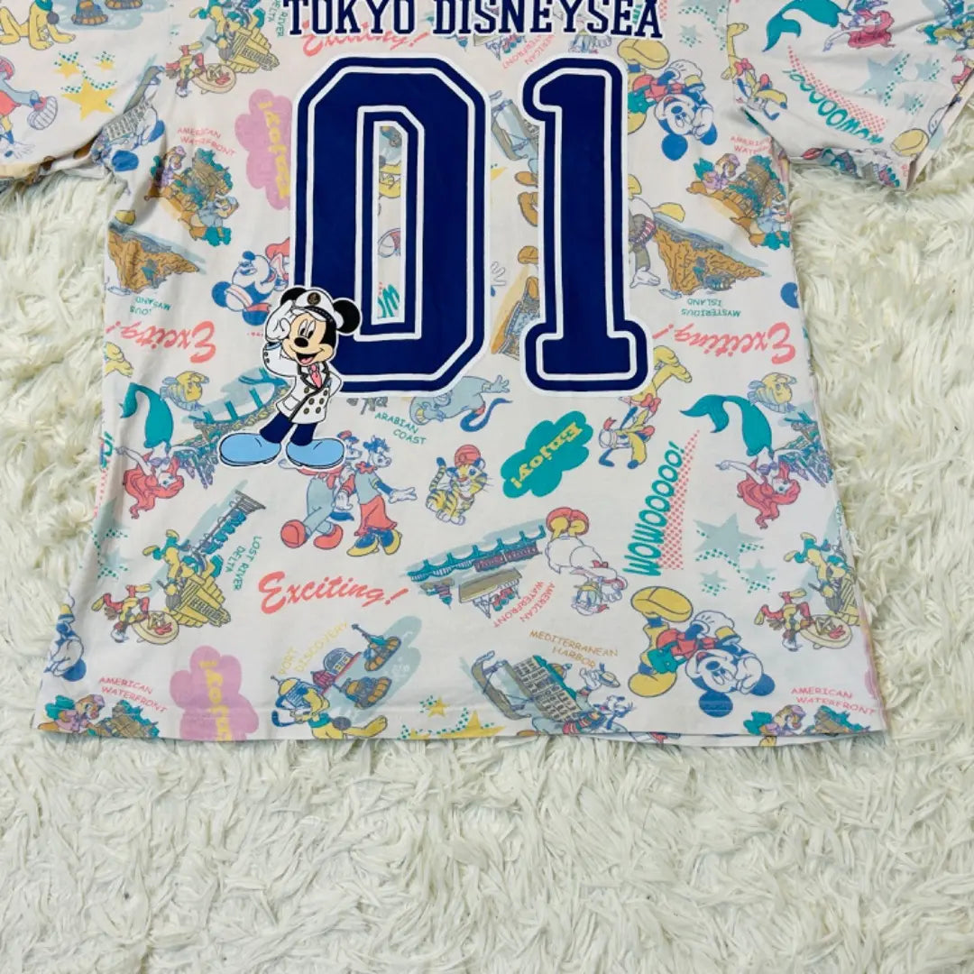 [Artículos populares] Camiseta con el personaje de Disney Sea de Disney Resort 01