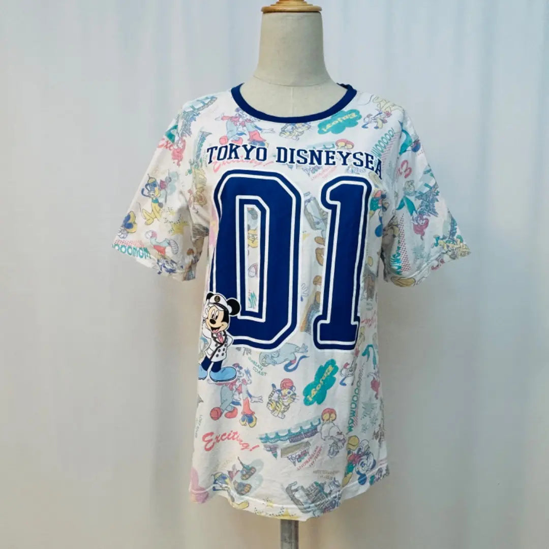 [Popular items] Disney Resort 01 Disney Sea Character T -shirt