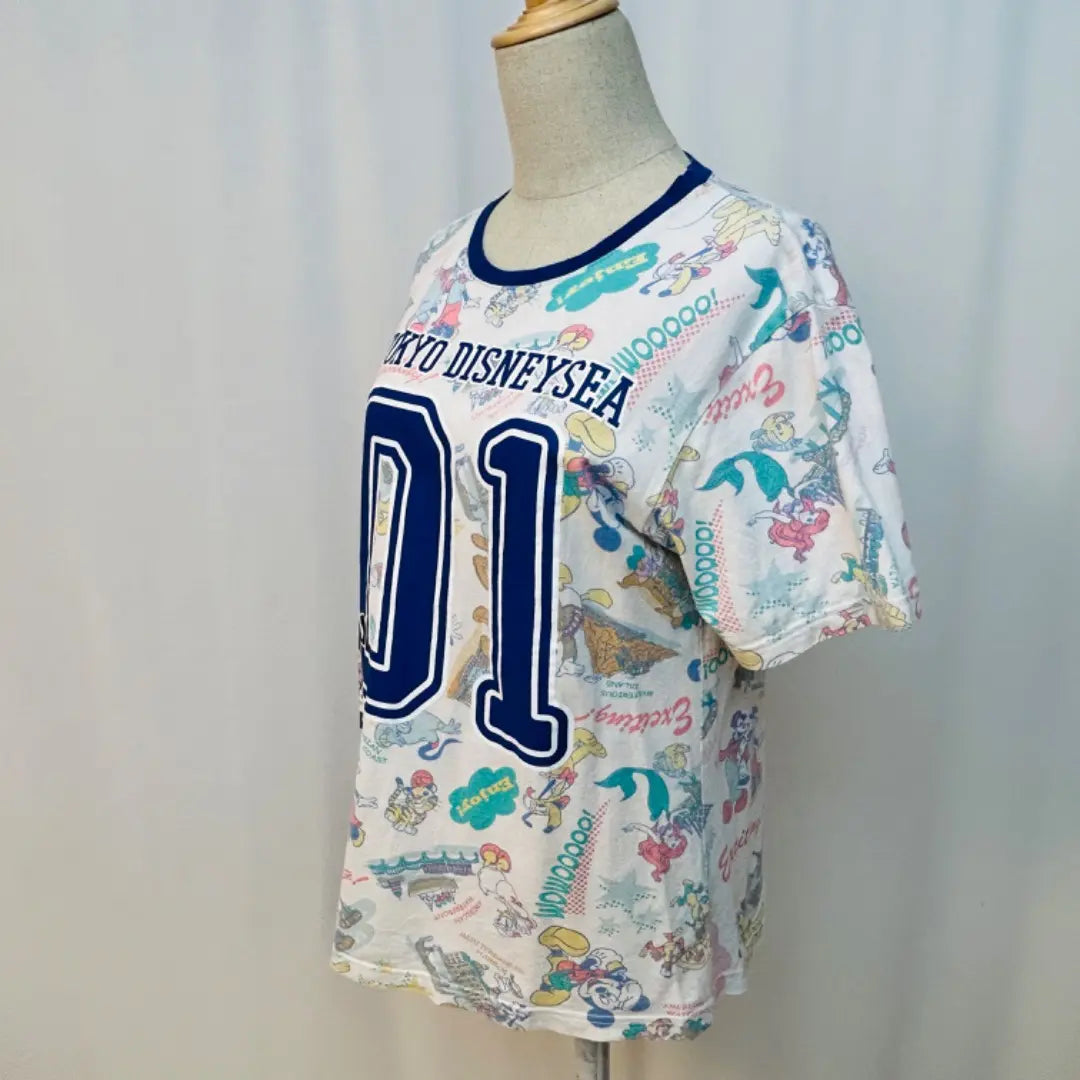 [Artículos populares] Camiseta con el personaje de Disney Sea de Disney Resort 01