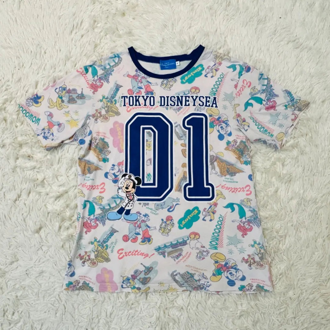 [Popular items] Disney Resort 01 Disney Sea Character T -shirt