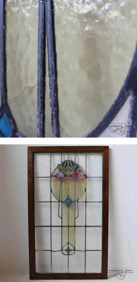 [First come, first served! 】L3212-10-4 British antique stained glass