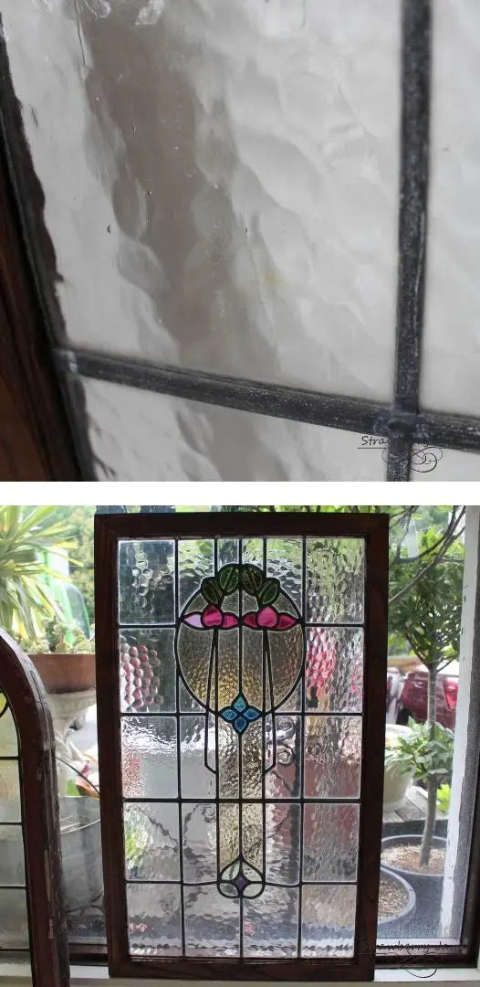 [First come, first served! 】L3212-10-4 British antique stained glass