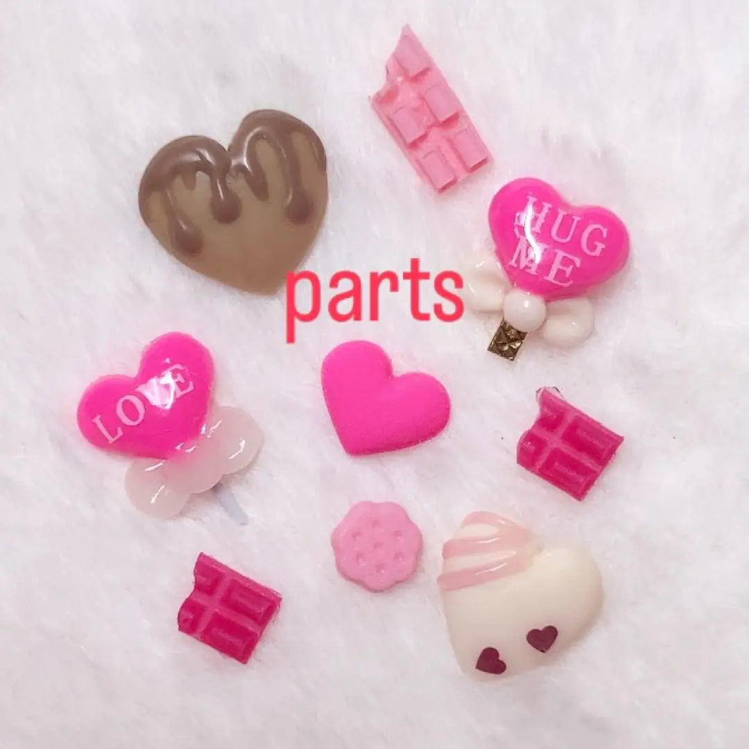 Nail parts 3D parts Chocolate parts Sweet nails