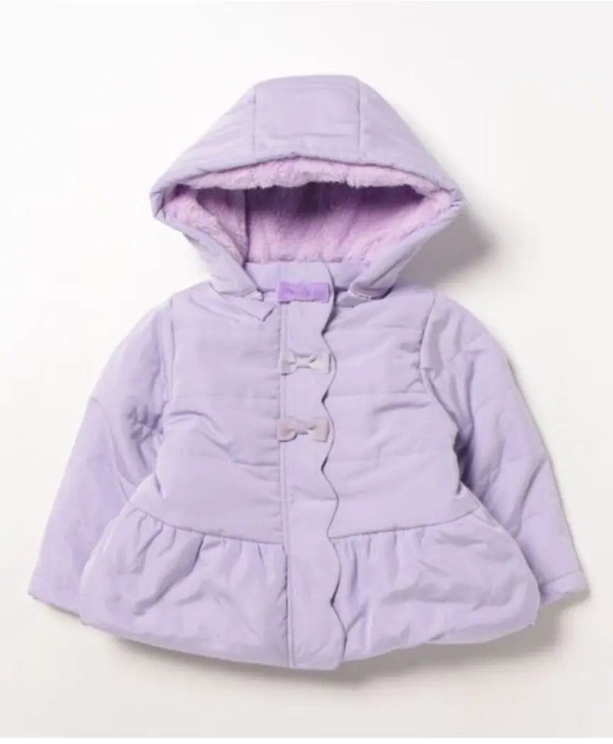 SISHUNON Sishnon down jacket ribbon purple 90 | SiShuNon　シシュノン　ダウンジャケット　リボン　パープル　90