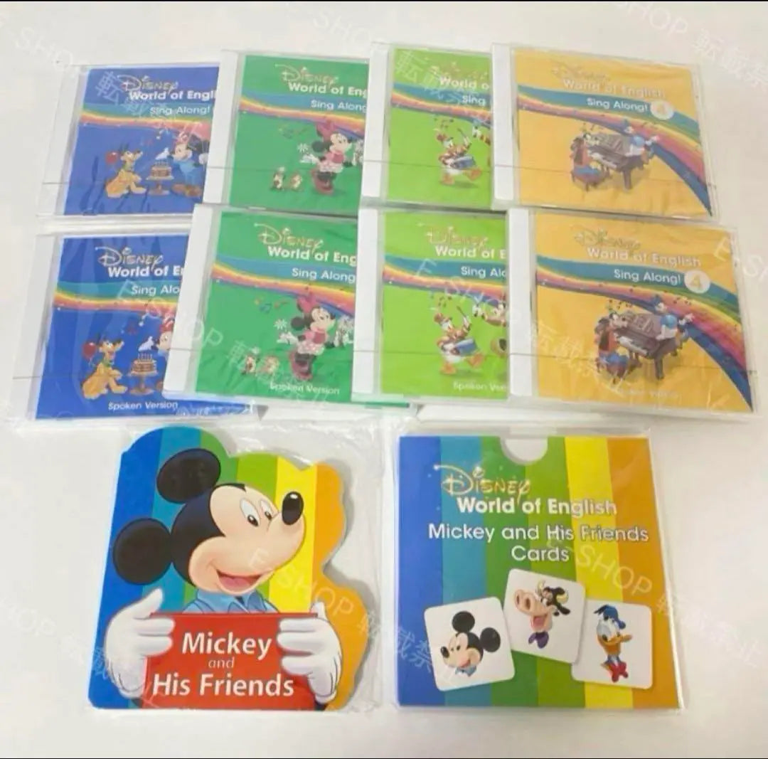 [Unopened] New edition of Sing Along Full Set DWE Disney English S402 | 【未開封多】新版版　シングアロング フルセット　DWE ディズニー英語　S402