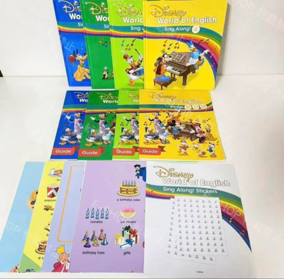 [Unopened] New edition of Sing Along Full Set DWE Disney English S402 | 【未開封多】新版版　シングアロング フルセット　DWE ディズニー英語　S402