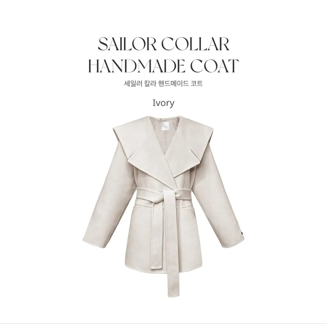 Qung Sailor color Handmade coat