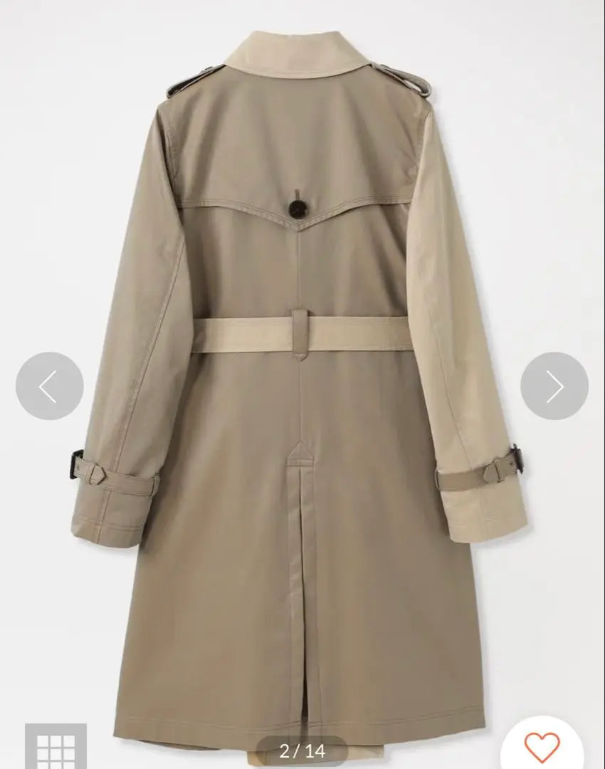 [New/with tag] LOVELESS Tonal Block Trench Coat