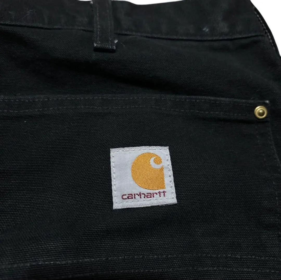 USA carhartt double knee painter pants black