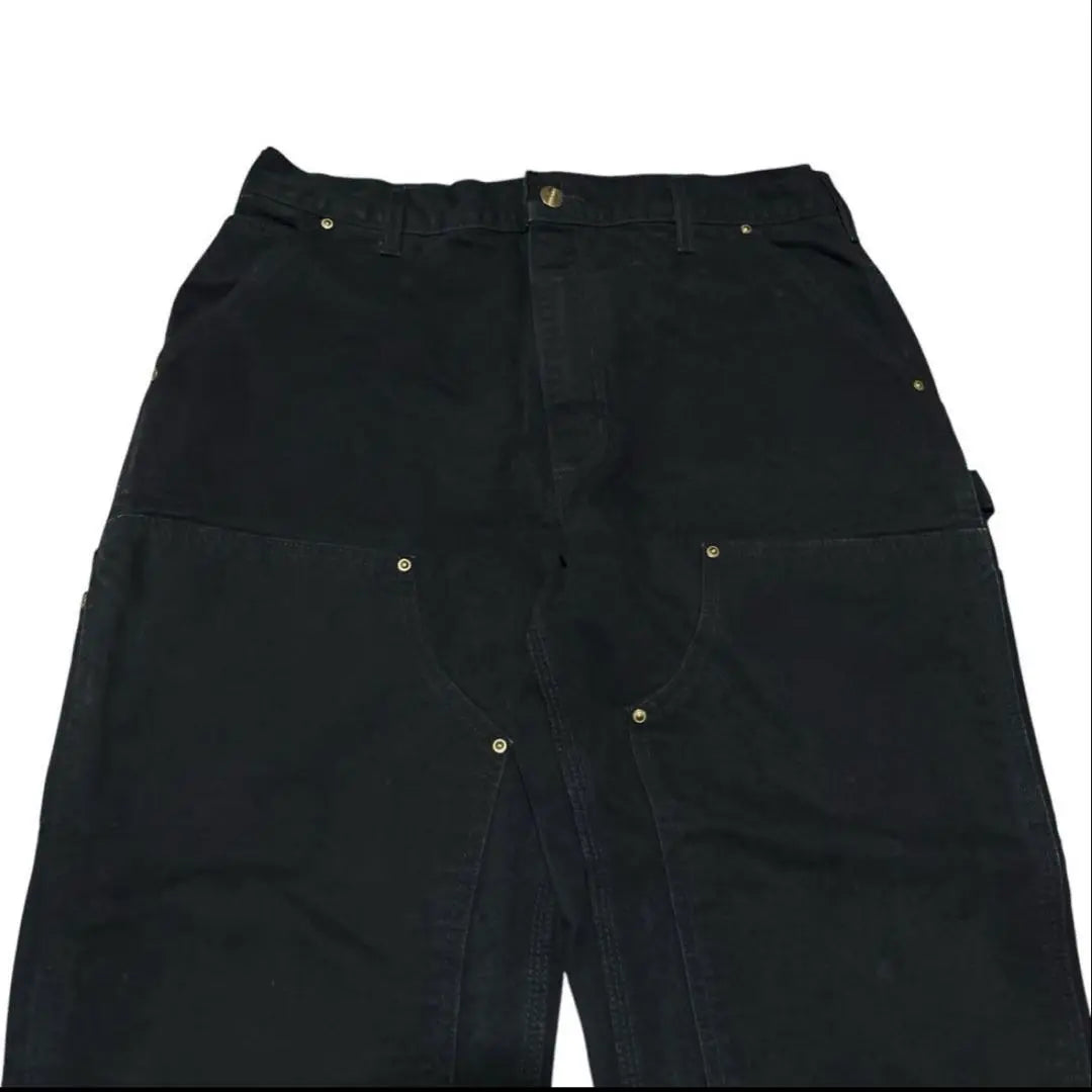 USA carhartt double knee painter pants black