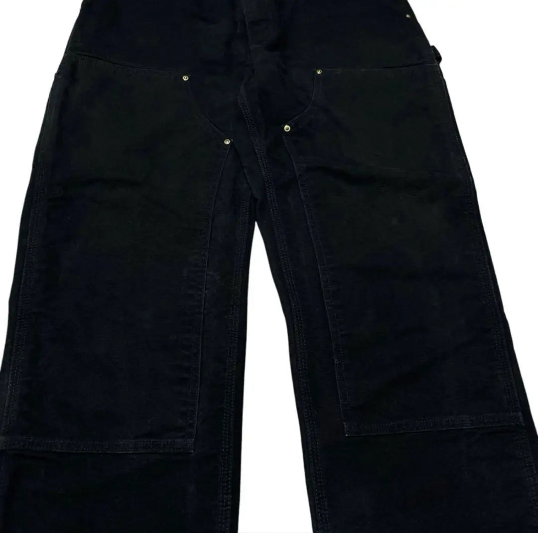 USA carhartt double knee painter pants black