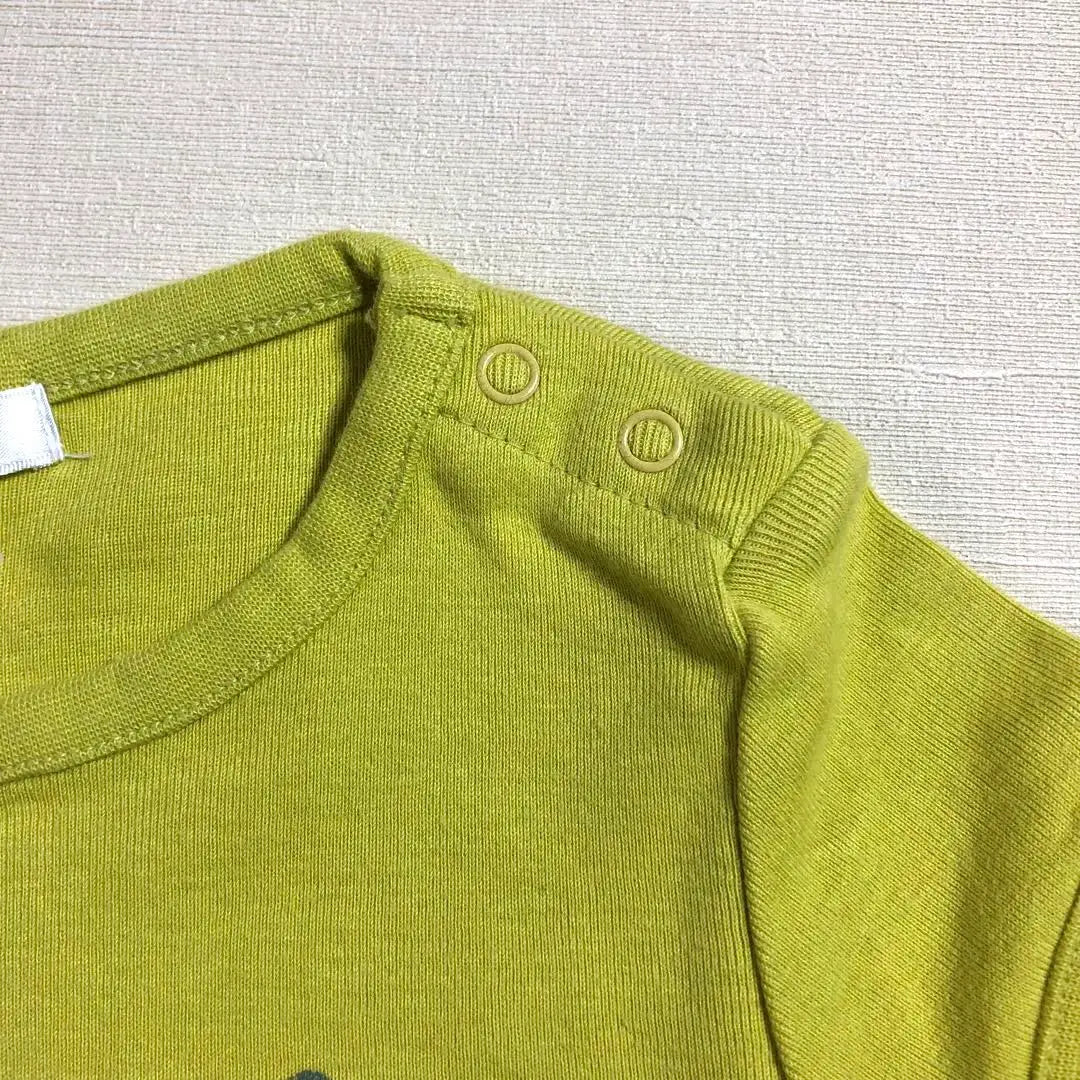 New, unused avv short sleeve shirt, green, girl 80cm