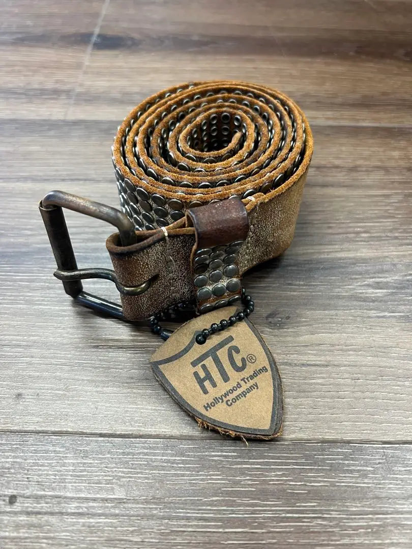 s HTC Belt Studs Leather Brown