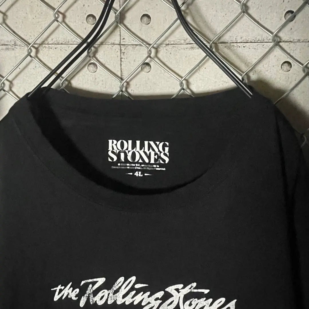 ROLLING STONES Camiseta larga Rolling Stones con logo grande XL