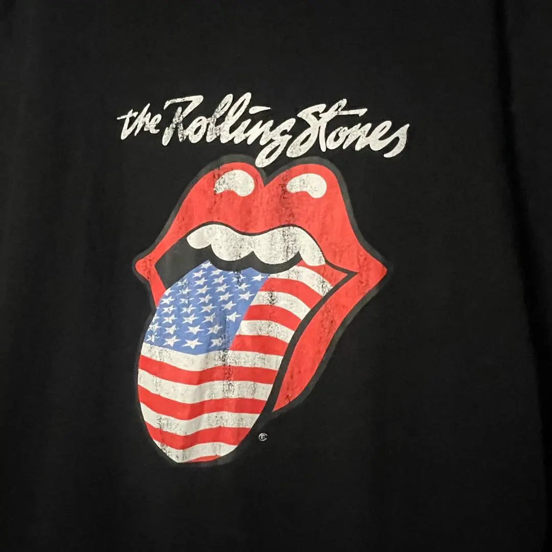 ROLLING STONES Camiseta larga Rolling Stones con logo grande XL