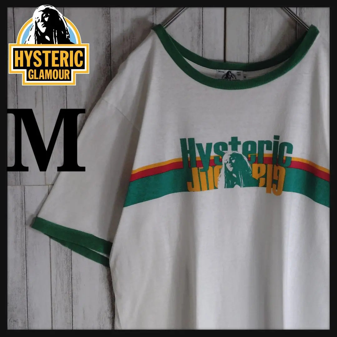 [Super popular model] Hysteric Glamour His Girl Sold Out Rare Ringer T-shirt