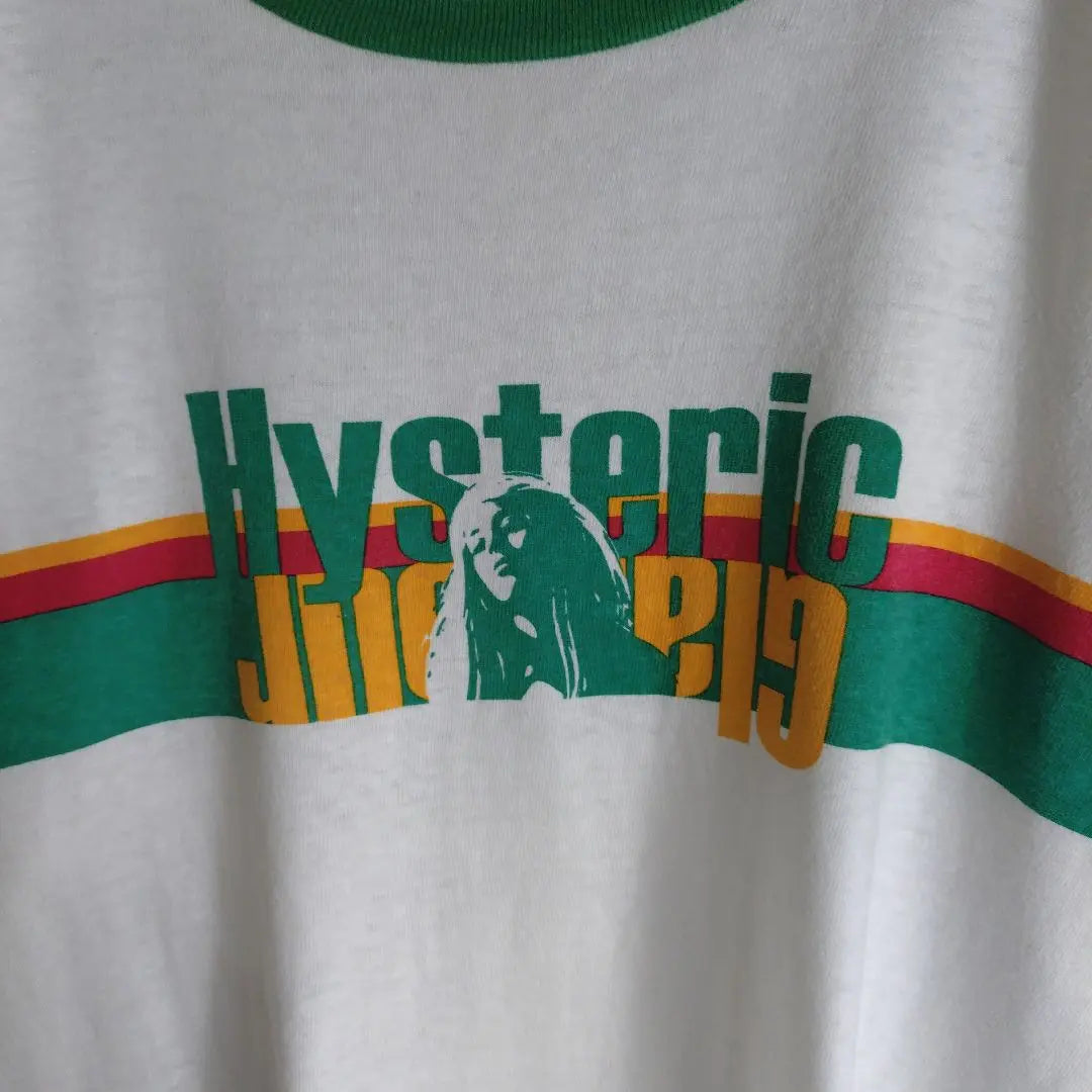 [Super popular model] Hysteric Glamour His Girl Sold Out Rare Ringer T-shirt