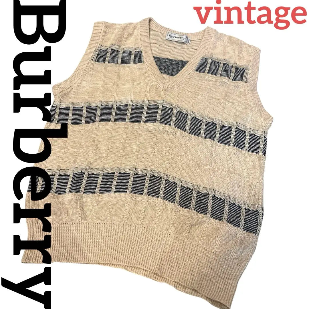 vintage "Burberrys" Silklinen Vest M