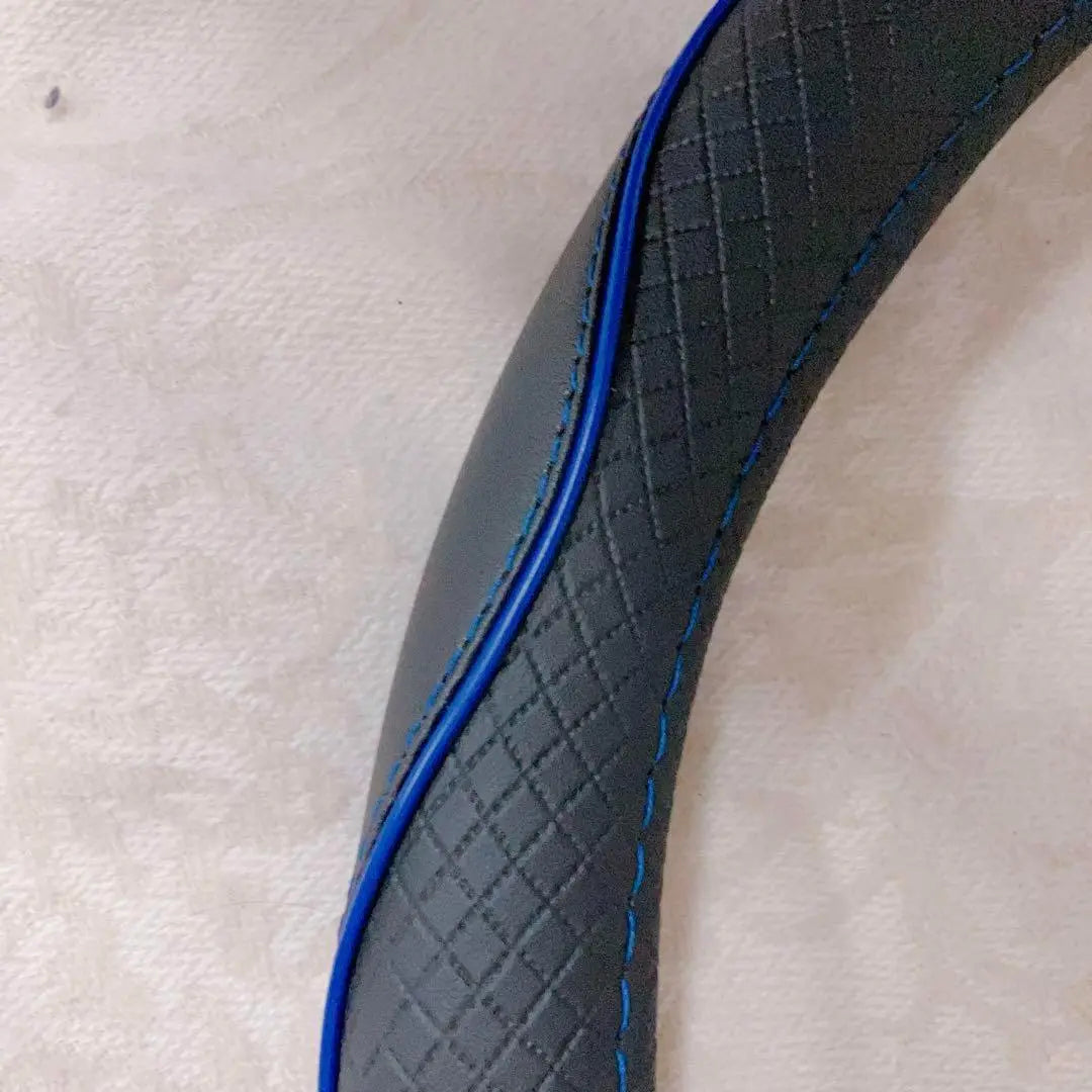 [Cool✨] Funda para manillar negra y azul de 15 pulgadas y 38 cm