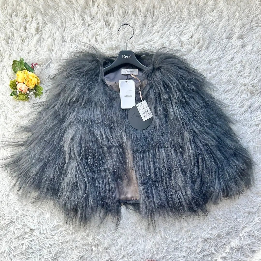 New with tag ♡ Troymerai fur coat lamb rabbit Regular price 59,000 yen