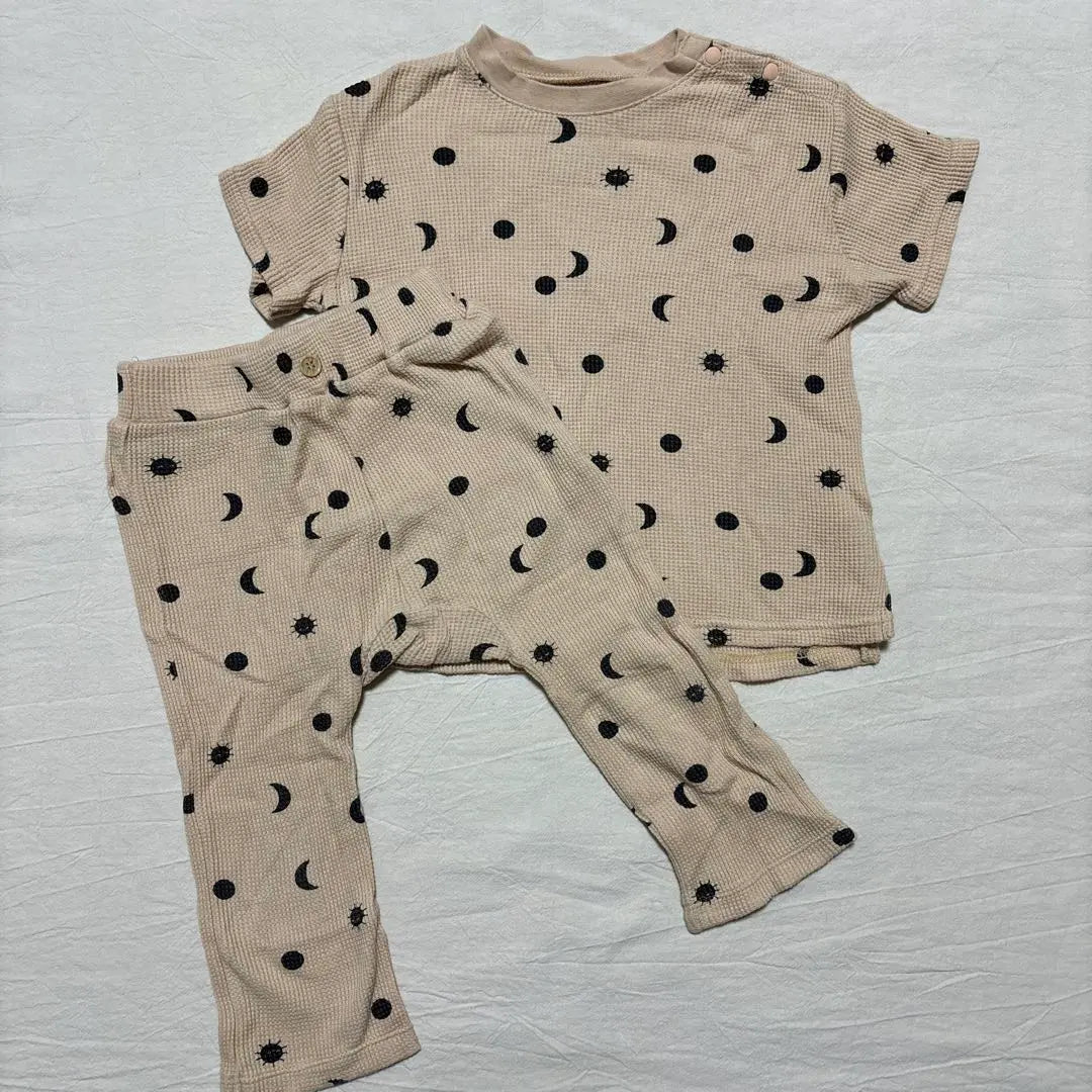 Birthday Organic Cotton Set-up Short Sleeve T-shirt Monkey Pants