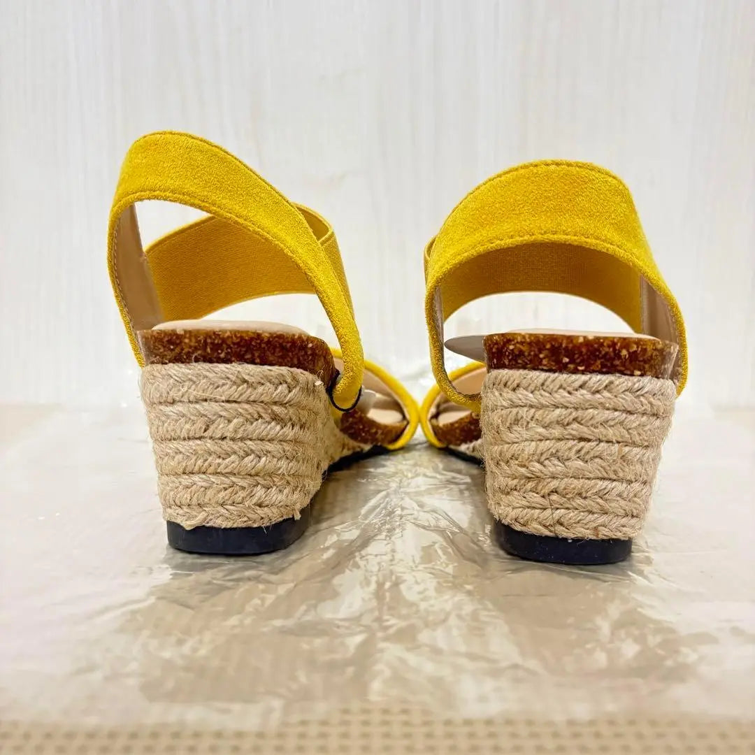 ✨️Shulaloo ✨️Square sandals shewdal with one hand 24.5 24 | ✨️シューラルー✨️ 片手ではける スクエアサンダル シューダル 24.5 24