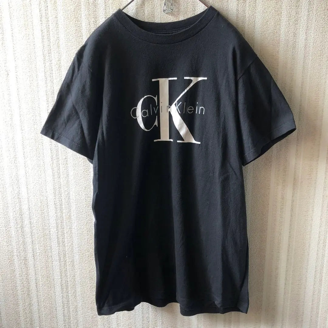 90s USA All -cotton CK Calvin Klein T -shirt Black | 90s USA製 オールコットン CK カルバンクライン Tシャツ 黒