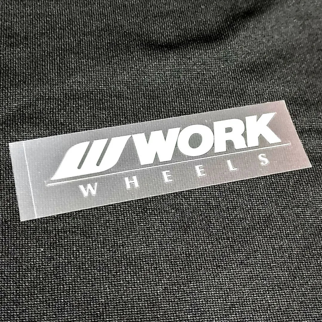 WORK Transfer Sticker White Width 90mm Genuine Mini Size