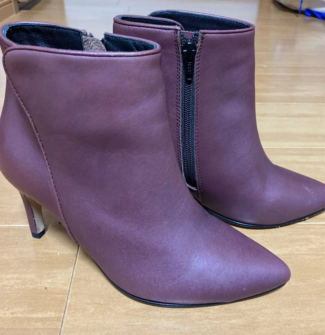 ◎ Botas cortas LEINER burdeos