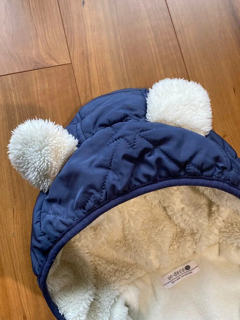 Mono azul opaco con diseño de oso de 70 cm de Un-Deco Snowwear