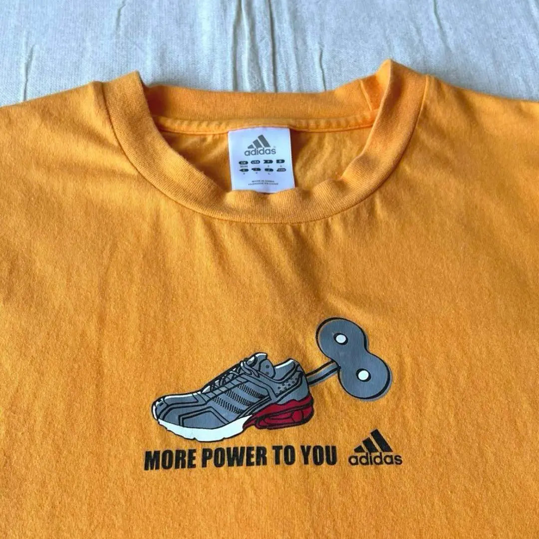 00s old adidas screw-wrapped sneakers logo print tank top L