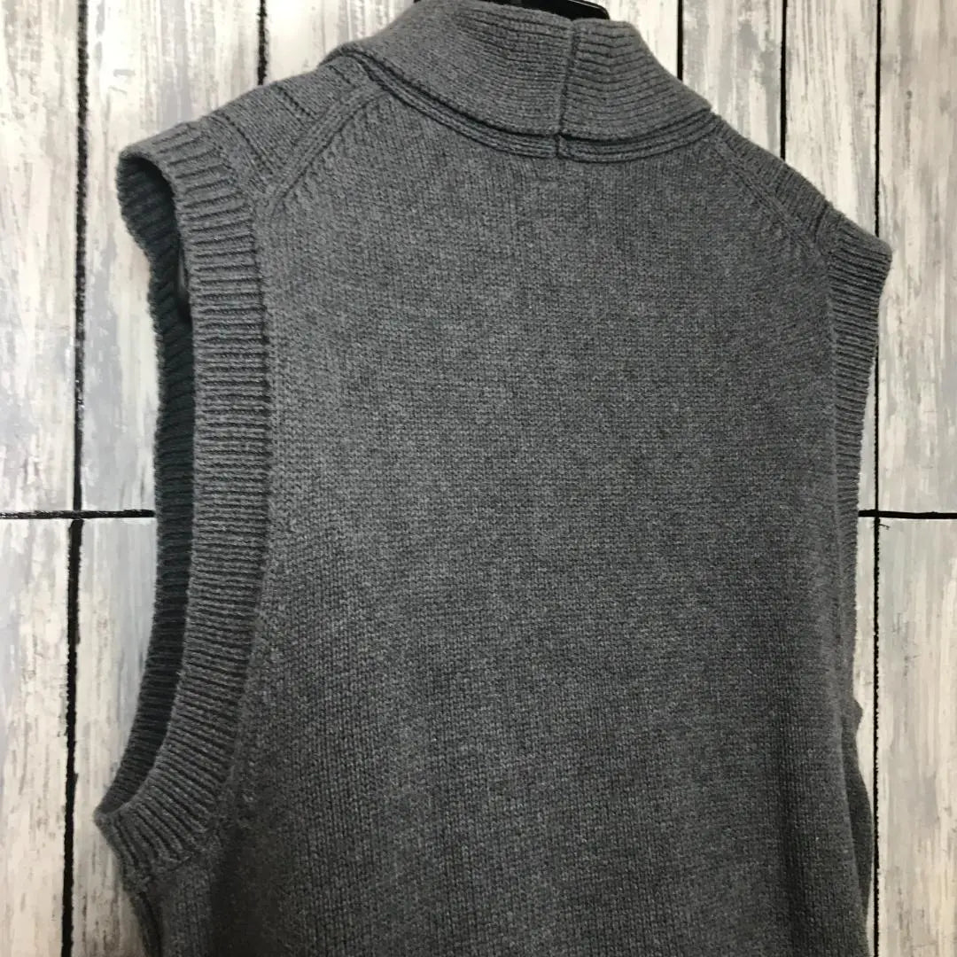 GAP cotton knit sweater front opening best three -dimensional knitting 3D vintage