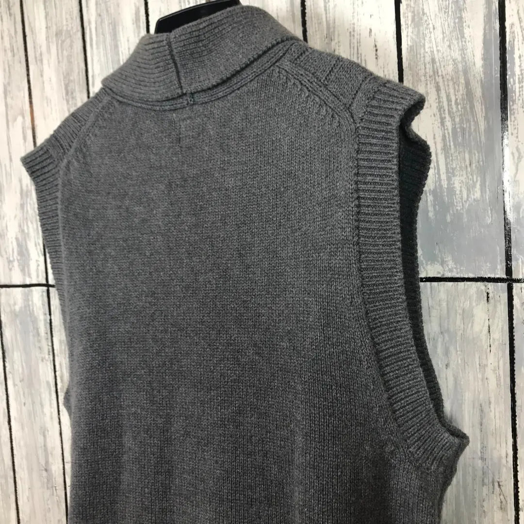 GAP cotton knit sweater front opening best three -dimensional knitting 3D vintage