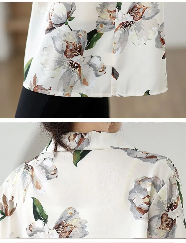 New ◎ Very popular print outerwear for commuting retro and relaxed buttons elegant