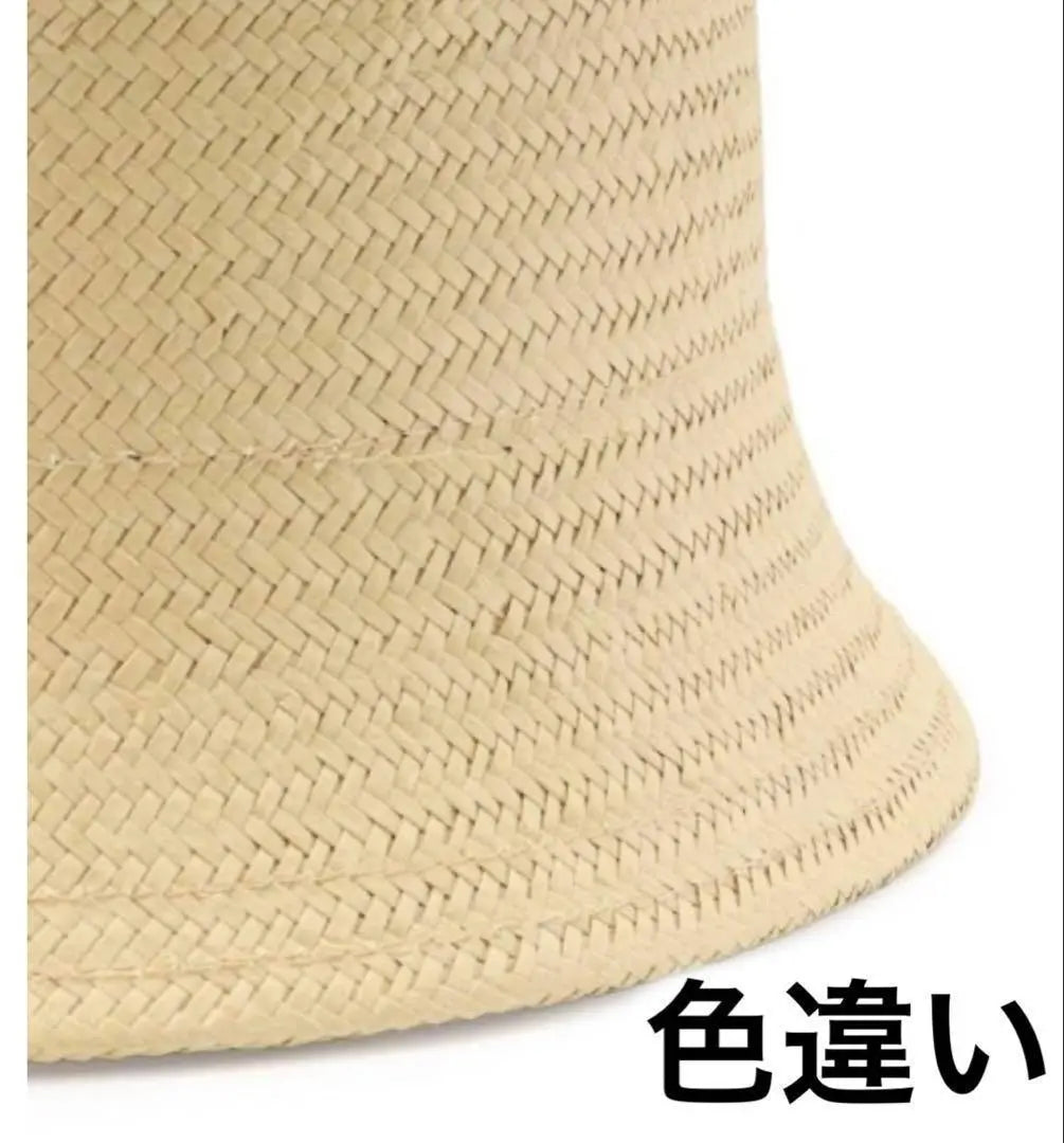 Beautiful condition ✨Shulaloo Paper Blade Hat UV Protection Black Straw Hat